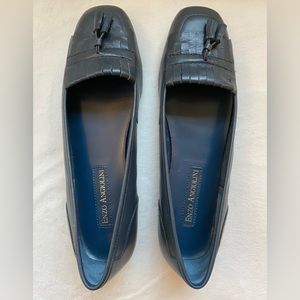 Enzo Angiolini Beautiful Blue Leather Loafer 7.5N